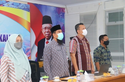 Andris Wasono hadiri Rakor Penanggulangan Kemiskinan TKPKD Kabupaten Bengkalis.